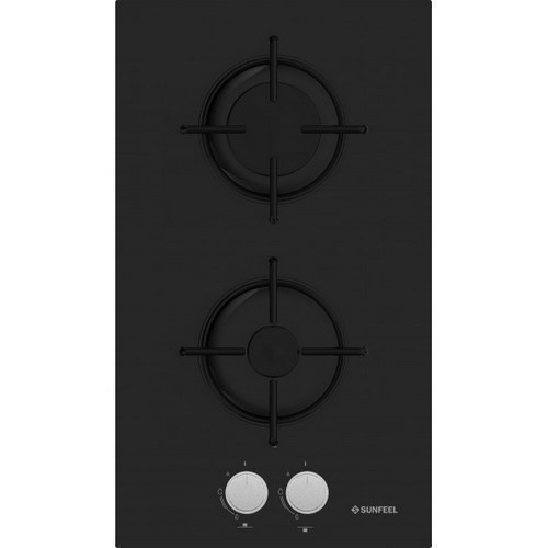 PLACA SUNFEEL ECGS2FN 2F CRISTAL GAS NEGRA